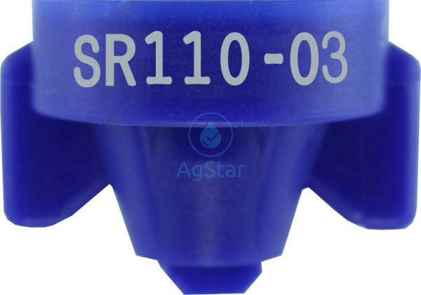 Sr110 Combo-Jet Nozzle By Wilger 0.3Gpm Blue Broadcast