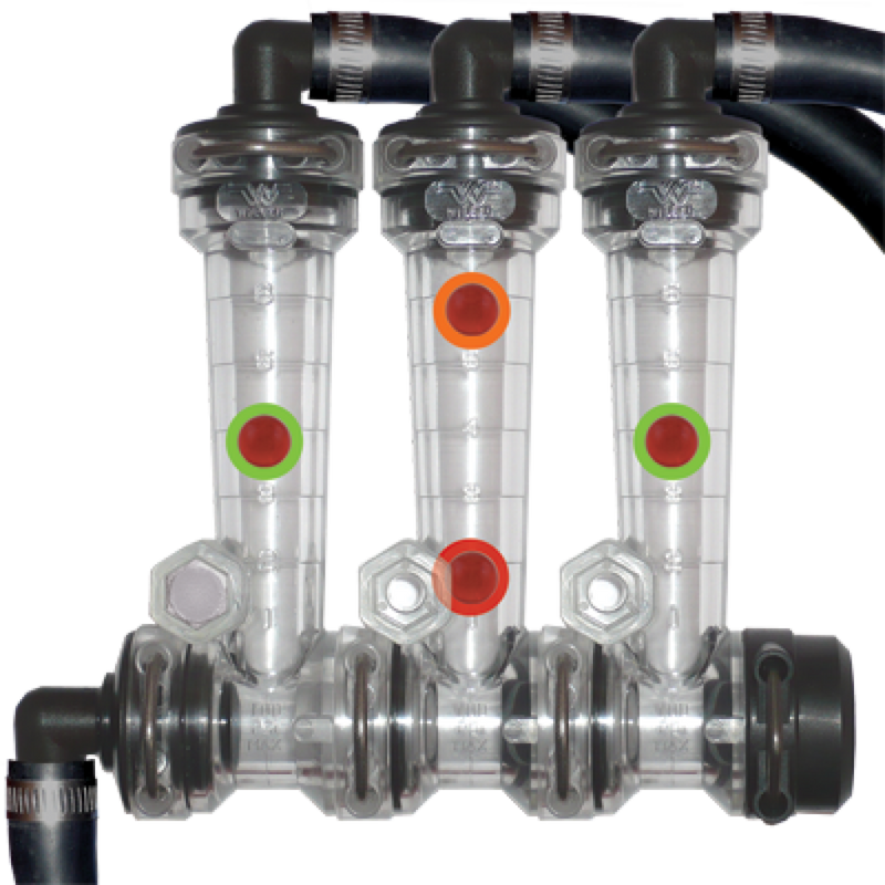 Wilger ORS Standard Flow Indicator Body Only 0.07-2.7 US GPM