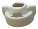 Wilger Radial Lock Cap ISO White 3/8" Slotted