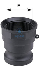 1.5 Male Camlock Female Bsp Threads