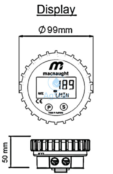 1.5 Oval Gear Flow Meter With Remote Display