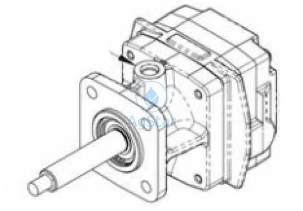 2500-0085C Hydraulic Motor For Hypro Hm5C Pumps Pump Parts