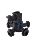 5-Way Combo-Rate Turret With Reversible Side Mount Check Valve Port Nozzle Accessory