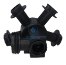 5-Way Combo-Rate Turret With Reversible Side Mount Check Valve Port Nozzle Accessory