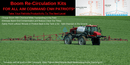 Boom Recirculation Kit-Cnh Patriot Sprayer 120 / Tws Systems And Controls