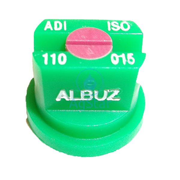 Ceramic Adi Low Drift 110Deg Anti Ceramic Green .15Gpm Tip Only Nozzle Broadcast