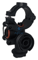 Combo-Rate Bolt Mount Saddle Body Assy W/o Nut One-Way 1 Pipe 3/8 Inlet Nozzle Accessory