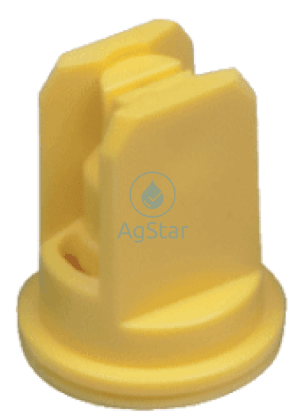 Compact Fan Air Nozzle 0.20Gpm Yellow Broadcast