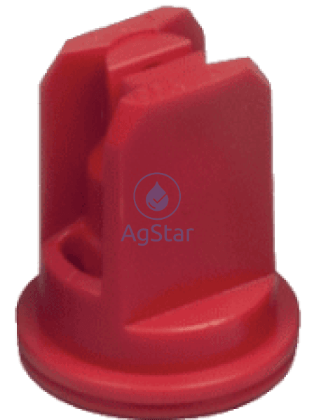 Compact Fan Air Nozzle 0.4Gpm Red Broadcast