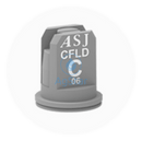 Compact Fan Low Drift Coarse Pwm 0.6Gpm Grey Nozzle Broadcast