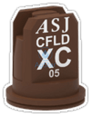 Compact Fan Low Drift Xtra Coarse 0.5Gpm Brown Nozzle Broadcast