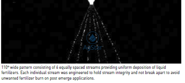 Esi Six Stream Nozzles For Nutrient Application Nozzle Streaming