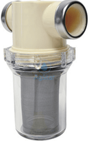 Nylon Line Strainer Clear Bowl 80 Mesh 0.5 Inch Fpt Strainers