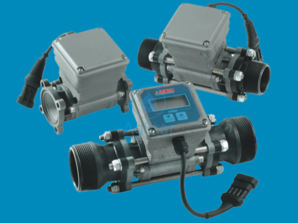 Orion Flow Meter 1.5 With Display Inch Male Threads 20-400Lpm 5-106Gpm