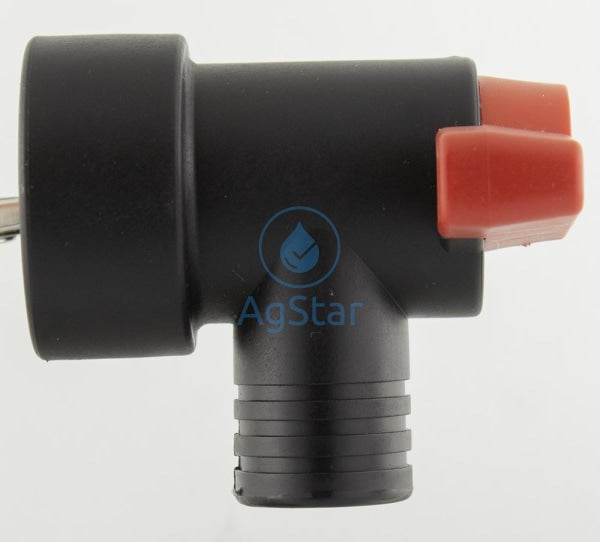 Qn Boom-End Flush Valve - 1 Sst Female Thread Viton Seals Long Handle Quick Nut Fitting