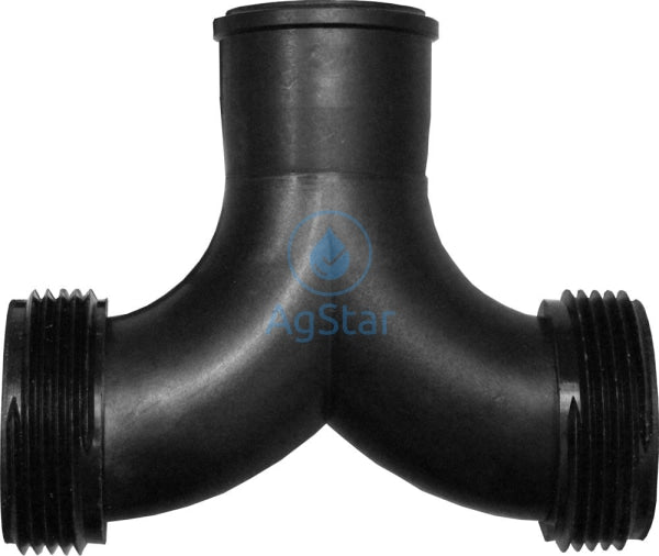 Qn Sweep Tee - 1 1/4 Joint Adapter X Sst Quick Nut Fitting
