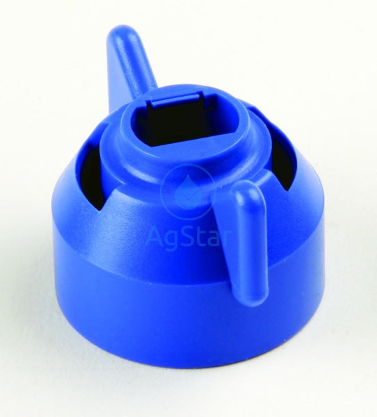 Standard Fan Nozzle Cap With Epdm Seal Blue Iso