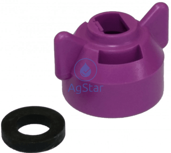 Standard Fan Nozzle Cap With Epdm Seal Purple Iso