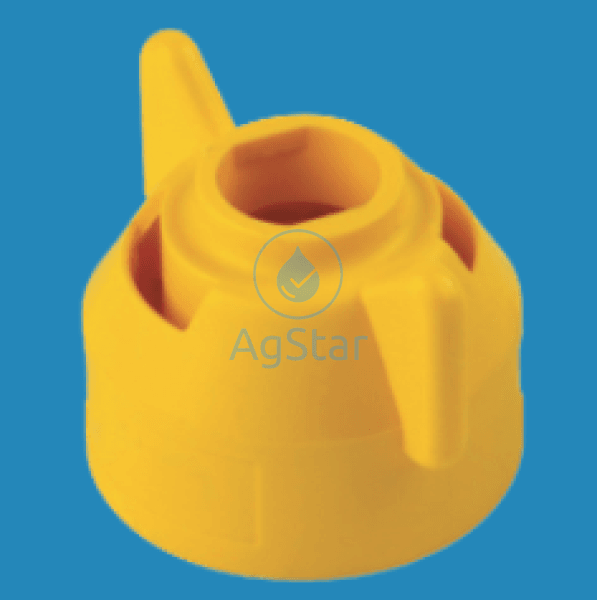 Standard Fan Nozzle Cap With Epdm Seal Yellow Iso