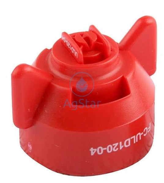 Ultra Lo-Drift 120 Deg Nozzles Fc-Uld120-04 Red 0.4Gpm Includes Cap Seal & Strainer Nozzle Broadcast