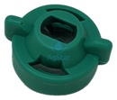Wilger Radial Lock Cap Iso Green 3/8 Slotted Nozzle Accessory